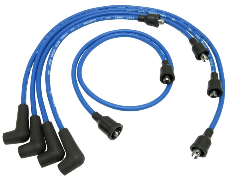 NGK Spark Plug Wire Set Ultra-Low Resistance High Temp Silicone Jacket