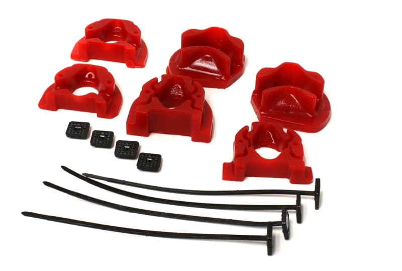 Energy Suspension Motor Mounts for Cars Trucks Racing Soft-Running Red - Image 2