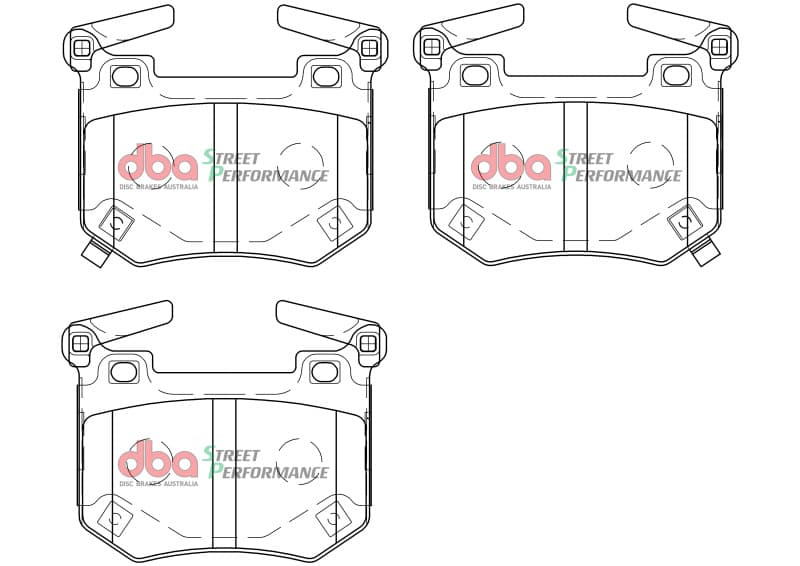 DBA SP Performance Brake Pads for Daily Drivers Low Dust Low Wear - Image 2