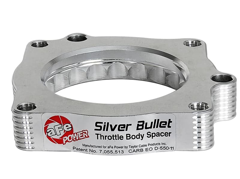 aFe Silver Bullet Throttle Body Spacer for Improved Airflow T-6061 Billet Alu... - Image 4