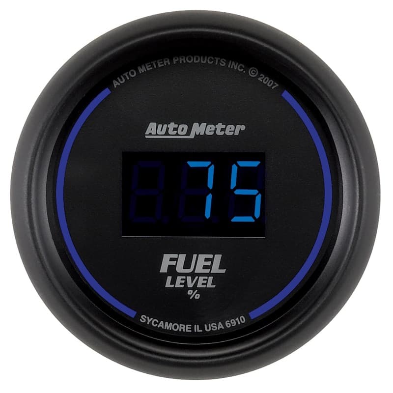AutoMeter Digital Fuel Level Gauge with Custom Calibration