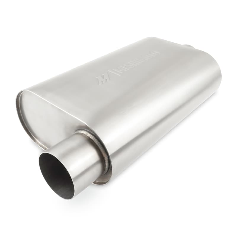 Mishimoto Universal Stainless Steel Muffler Durable Performance Exhaust Compo...