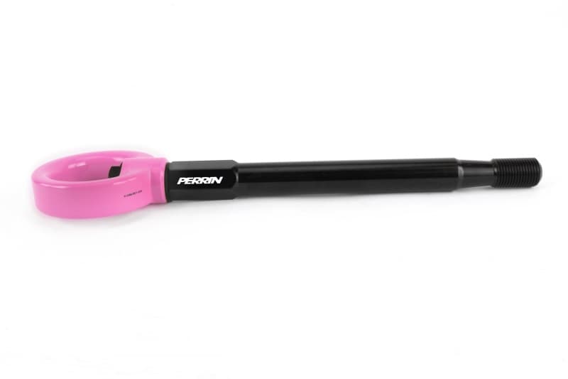 Perrin Performance Tow Hook Kit for 08-14 Subaru WRX STI Front Hyper Pink - Image 2