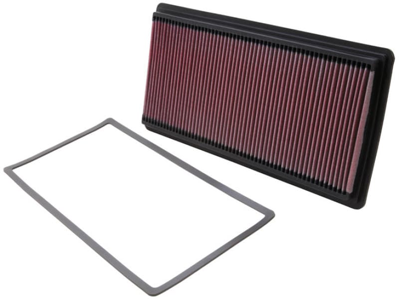 K&N Engineering Drop-In Air Filter Washable Reusable High-Flow for Multiple V...