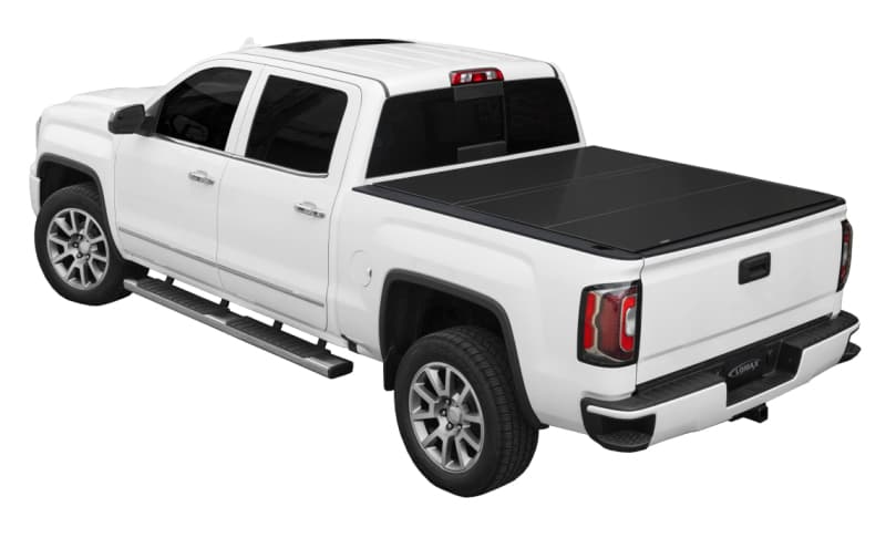 Access LOMAX Hard Tri-Fold Tonneau Cover for Truck Box - Image 2