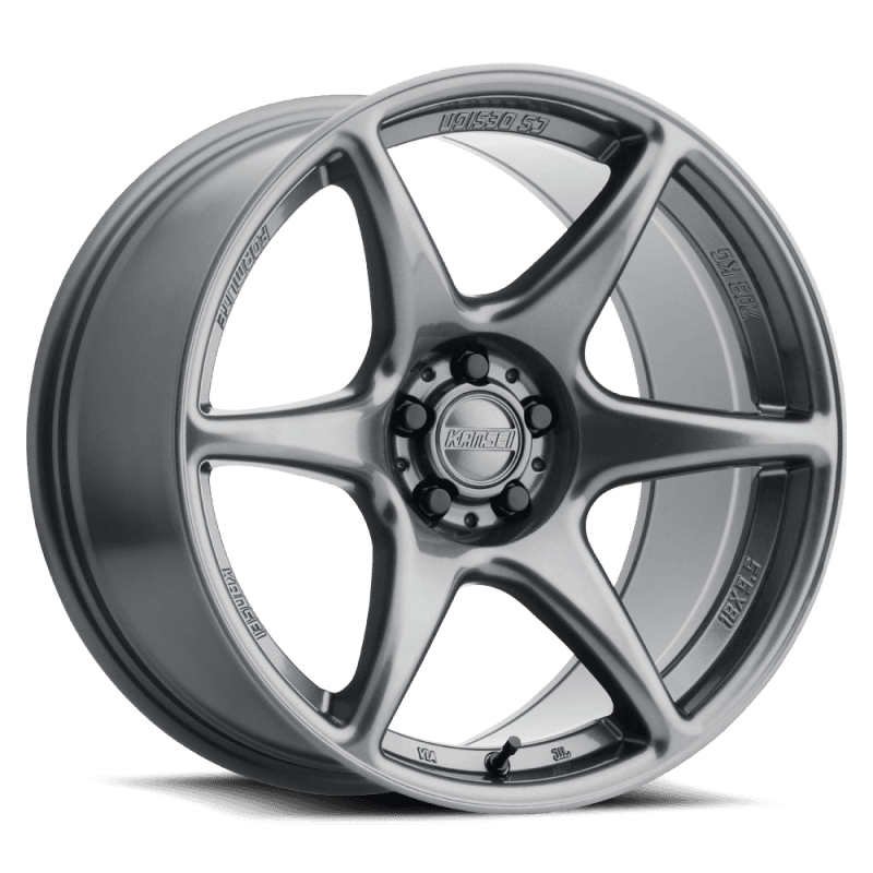 Kansei K11G Tandem 18x9.5in 5x114.3 Bolt Pattern 22mm Offset Gunmetal Wheel