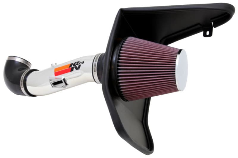 K&N Engineering Cold Air Intake for Chevy C6 69-4523TP Mandrel-Bent Aluminum