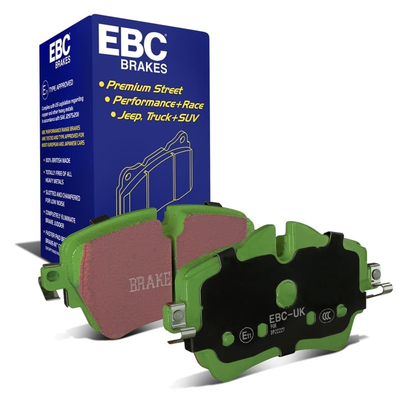 EBC Greenstuff Brake Pad Set for Premium Street Driving High Initial Effect