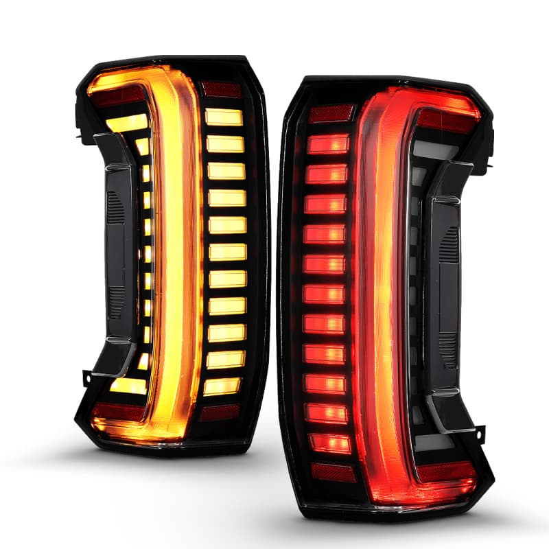ANZO LED Tail Lights for 22-24 Toyota Tundra Z-Series Full LED Smoke Lens Pair - Image 2