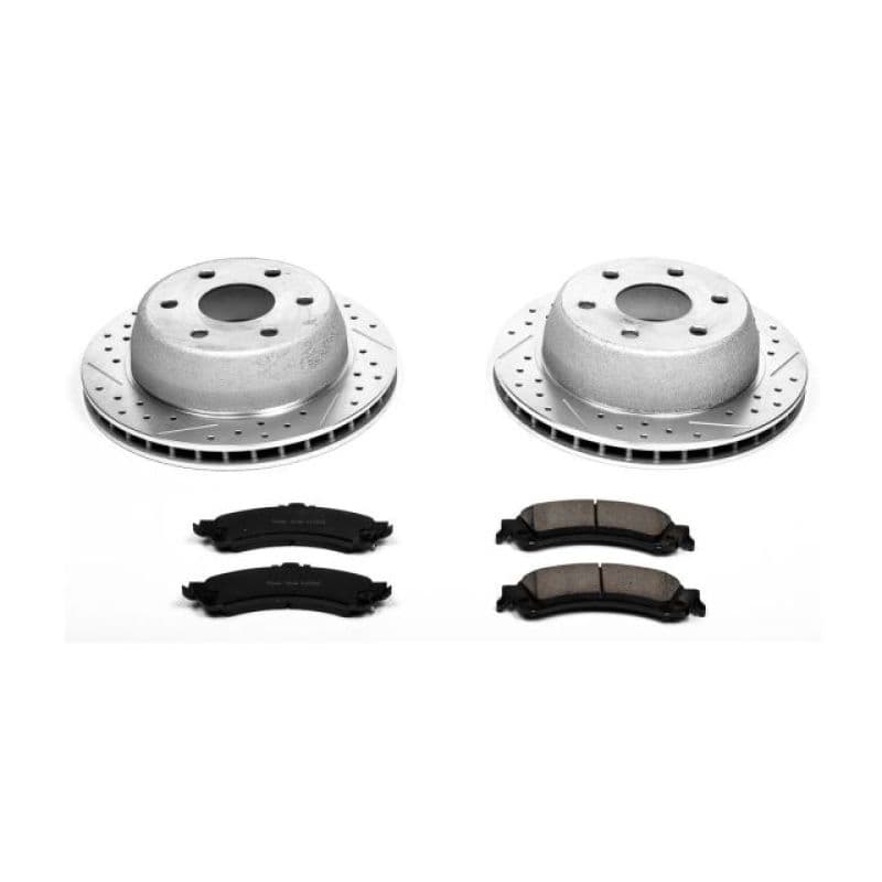 PowerStop Z23 Evolution Sport Brake Kit for Daily Driver with Carbon-Fiber Ce...
