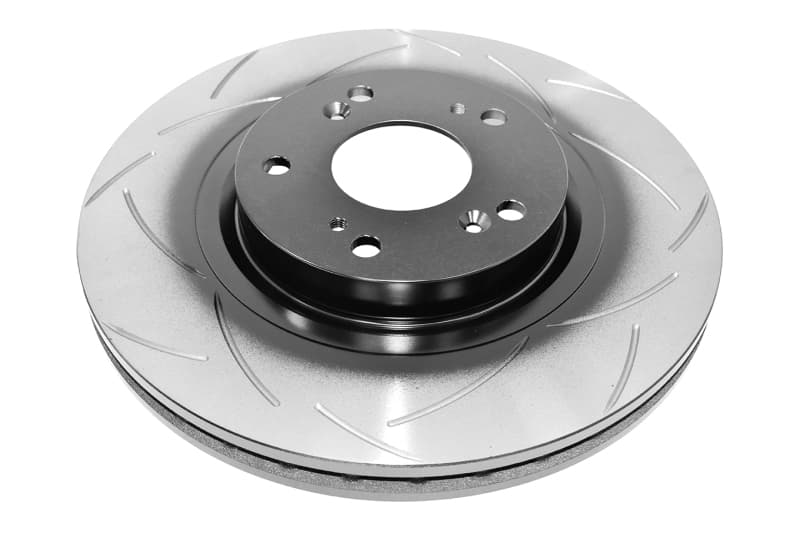 DBA Street Slotted Rotors with Kangaroo Paw Ventilation and Bi-Symmetrical Sl...