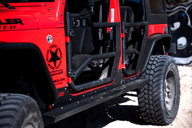Body Armor 4x4 Tube Doors for Jeep JK with 2-Inch Steel Tube Construction - Image 3