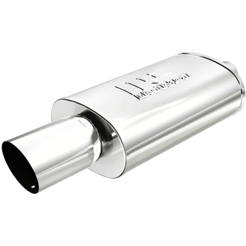 Magnaflow Stainless Steel Straight-Through Muffler with Welded Tip - Image 2