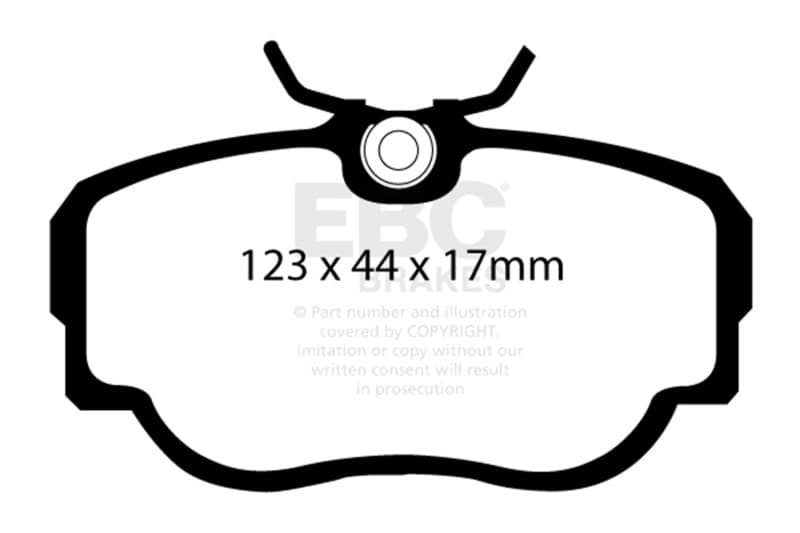 EBC Yellowstuff Brake Pad Set for Street and Track Driving High Performance - Image 2