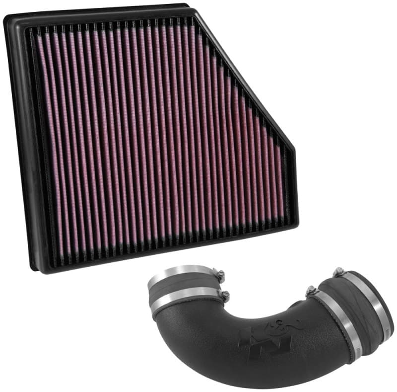 K&N Engineering 57 FIPK Air Intake for Chevy Camaro SS High-Flow Chrome Top