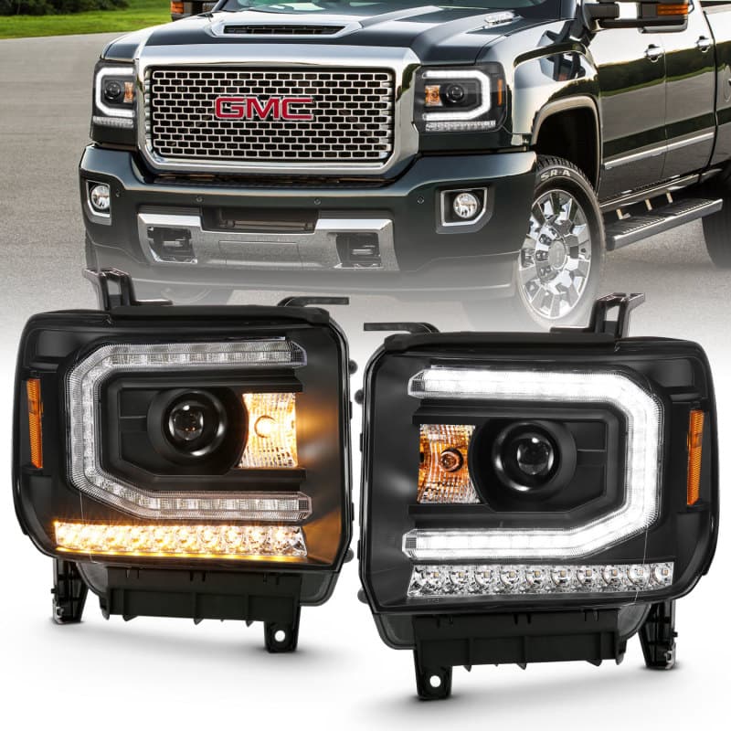 ANZO LED Projector Headlights for Chevy C6 111485