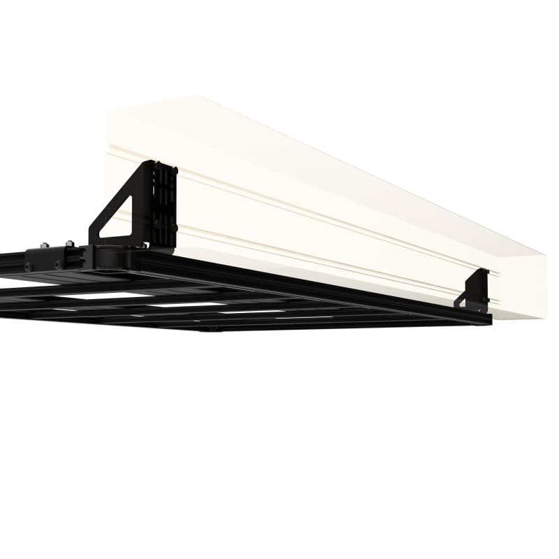 KC HiLiTES Awning Mounts for Platform One Roof Rack with Gusseted Universal S... - Image 3