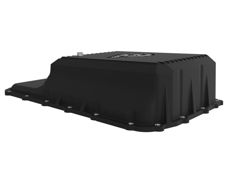 aFe Transmission Pan for Chevy C6 Increased Capacity with Cooling Fins & Magn... - Image 4