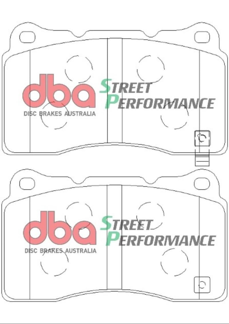 DBA SP500 Brake Pads for Daily Driver Vehicles Low Dust Ultra-Low Wear - Image 5