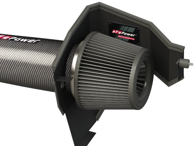 aFe Track Series Intake System with Heat Shield for Chevy C6 - Powder-Coated ... - Image 4