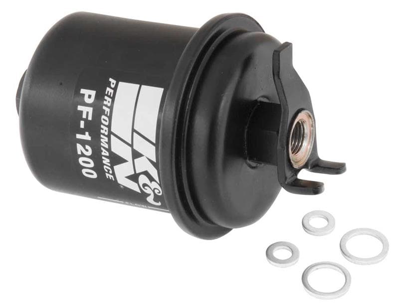 K&N Engineering Inline Fuel Filter High Flow Carbon Steel Housing PF-1200 - Image 2