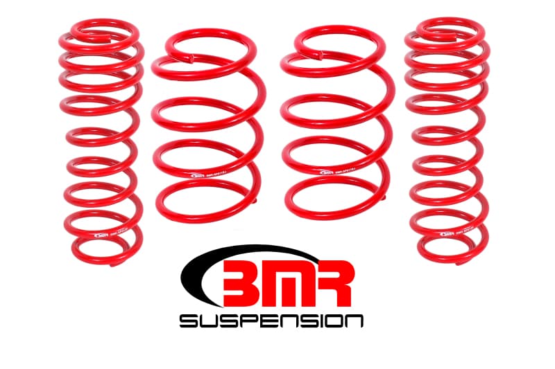 BMR Suspension Lowering Springs for Ford Mustang S197 Chrome Silicon Wire