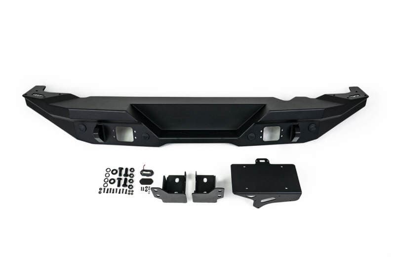 DV8 Offroad FS-15 Series Rear Bumper for Bronco with LED Plate Light & Clevis...