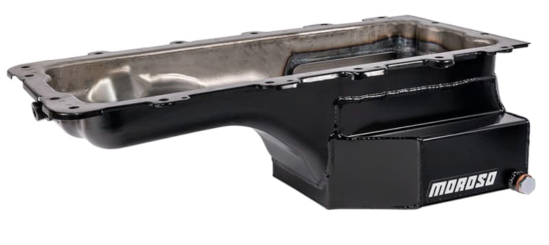 Moroso Oil Pan for Ford 4.6/5.4L Rear Sump 8qt 6.5in Steel Baffled - Image 4