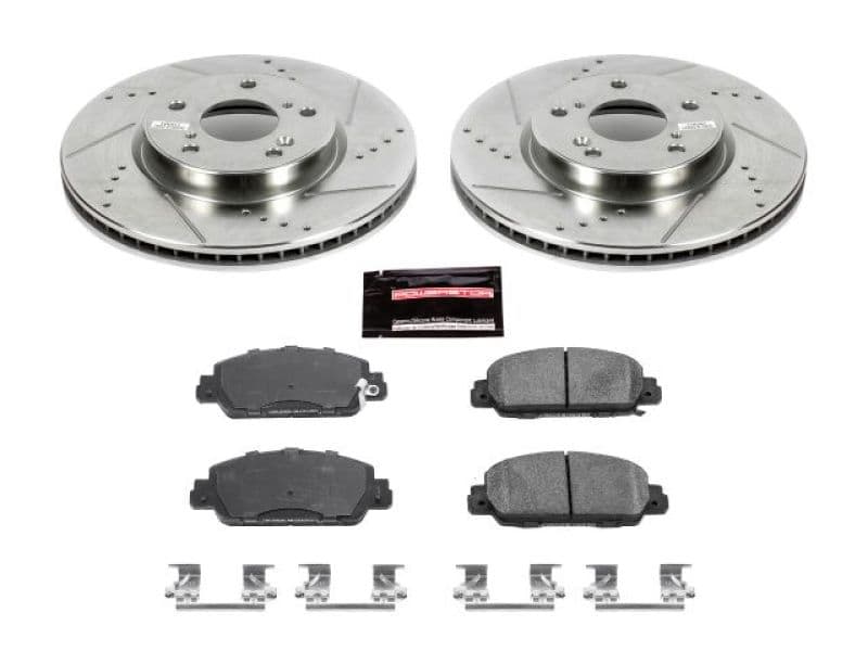 PowerStop Z23 Evolution Sport Brake Kit for Daily Driver Carbon-Fiber Ceramic...