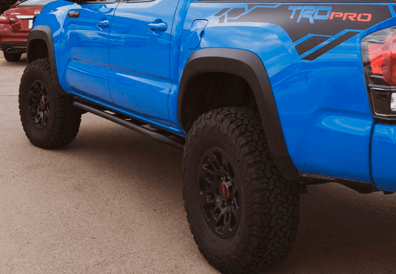 Cali Raised LED Rock Sliders for 05-23 Toyota Tacoma Trail Ed Double Cab Shor...