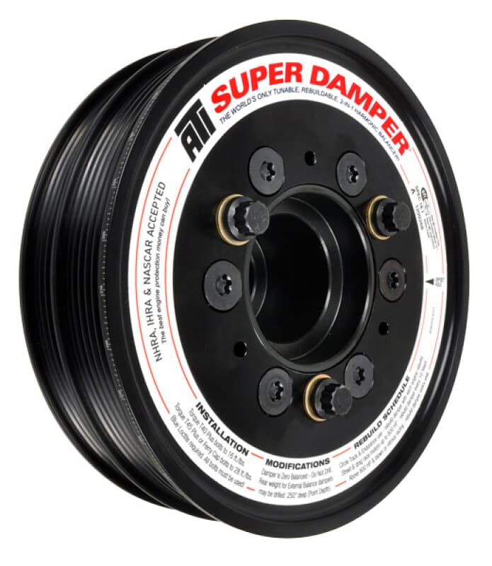 ATI Damper for Ford Ecoboost 3.3L/3.5L/3.7L V6 6.78in Aluminum 6 Groove