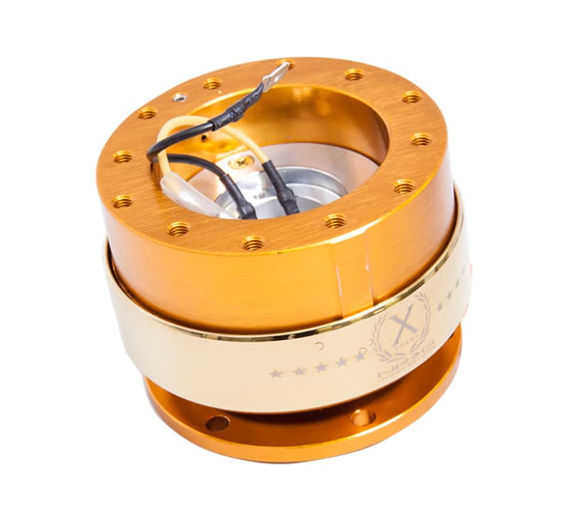 NRG Quick Release Gen 2.0 for Steering Wheel Rose Gold Body Titanium Chrome Ring - Image 4