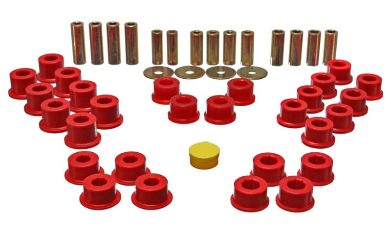 Energy Suspension Control Arm Bushings Hyper-Flex Polyurethane Front & Rear - Image 2
