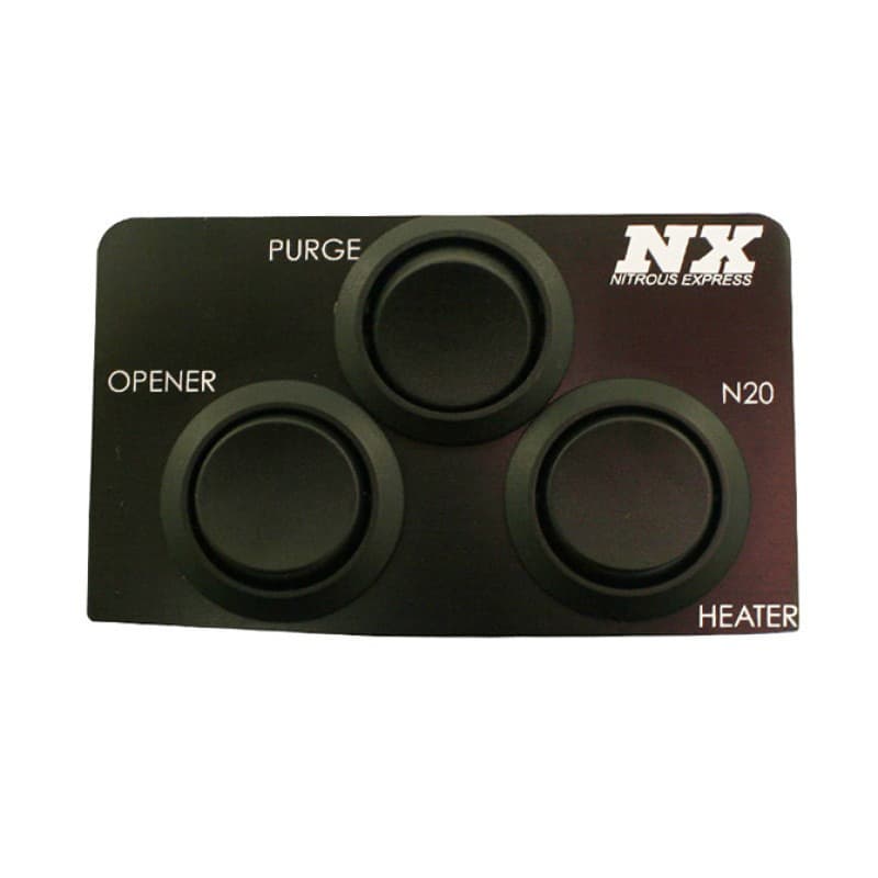 Nitrous Express Switch Panel with Interchangeable Laser Engraved Nameplates - Image 2