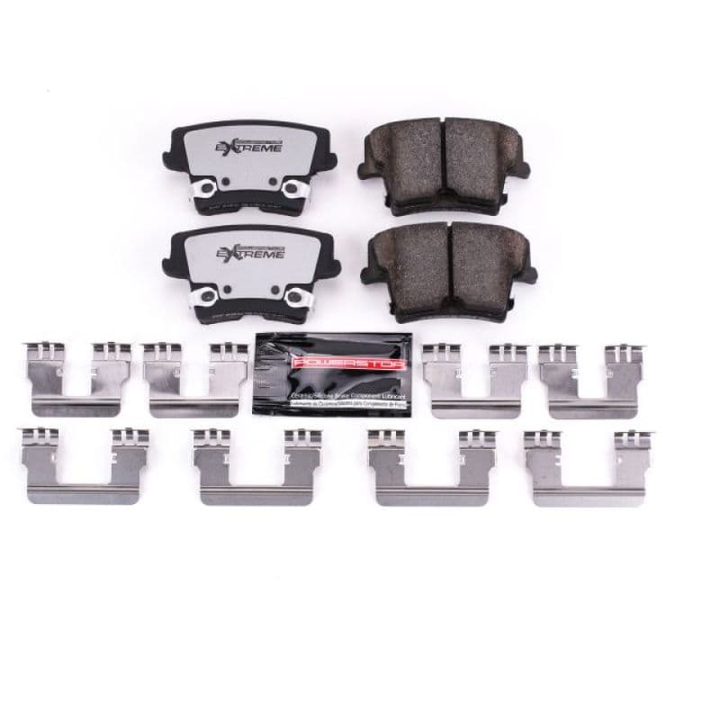 PowerStop Z26 Ceramic Brake Pads for Muscle Cars Low-Dust Carbon-Fiber Compound