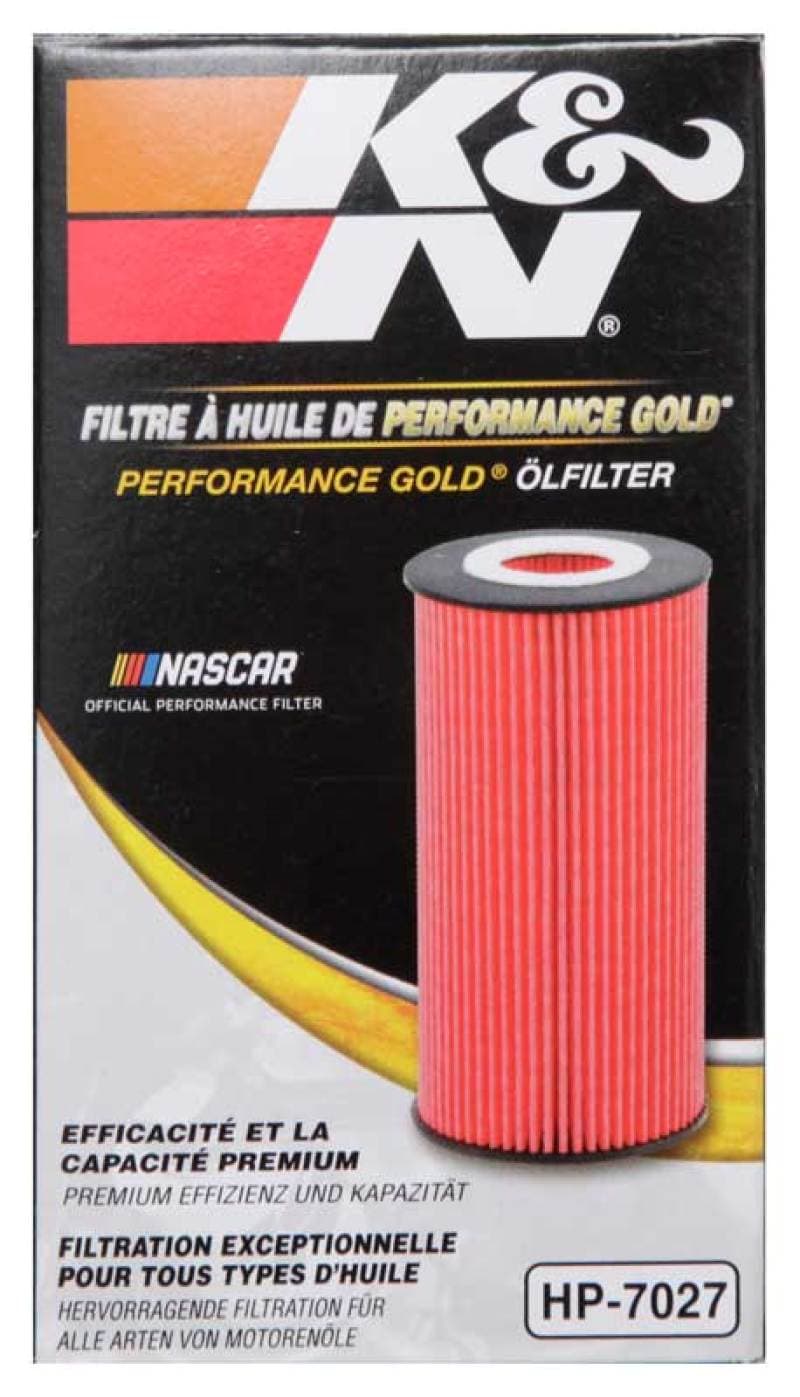 K&N Engineering Cartridge Oil Filter HP-7027 High Flow Contaminant Trap - Image 5