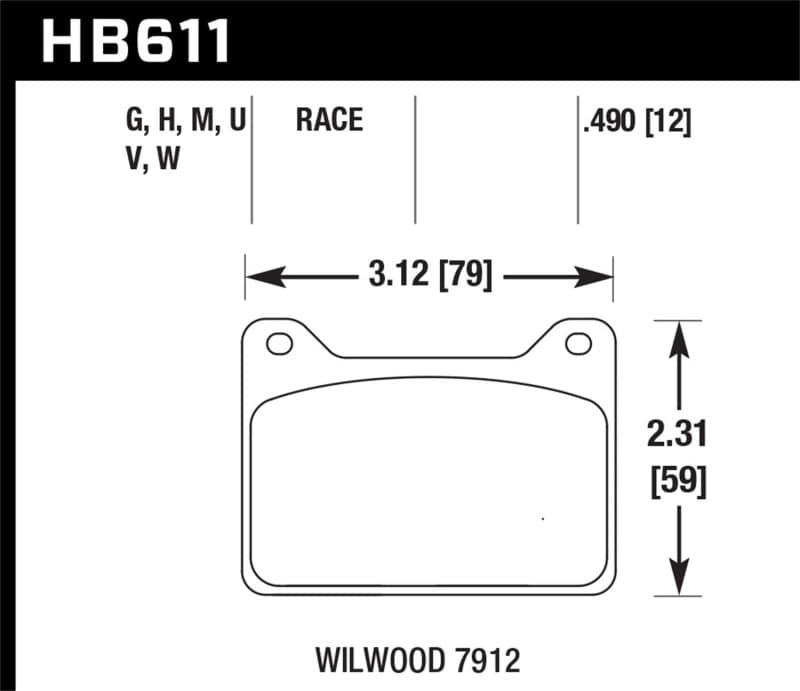 Hawk Performance DTC-30 Brake Pad Sets High Performance Street Compound - Image 3
