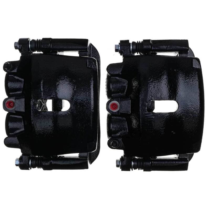 PowerStop Brake Calipers Black Powder Coated Pair Durable High-Temp Finish - Image 3