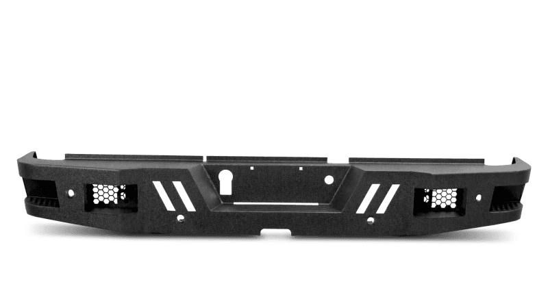 Body Armor 4x4 Eco Rear Bumper for Truck 1/8" Steel Plate Built-in Step Pockets - Image 2