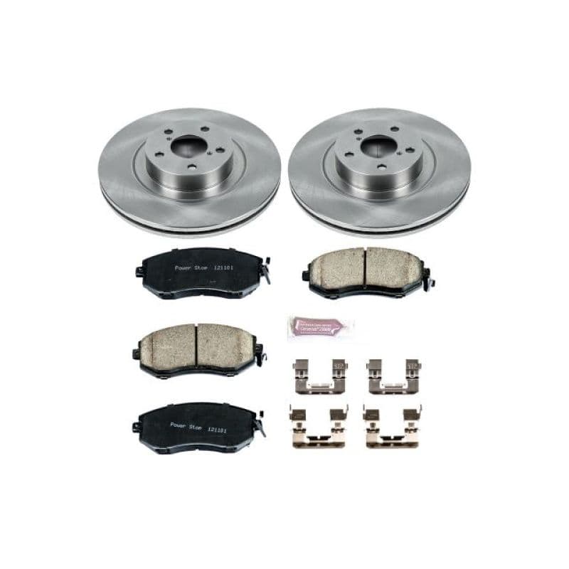 PowerStop Autospecialty Brake Kit for Daily Driver with Z17 Ceramic Pads & Ro...