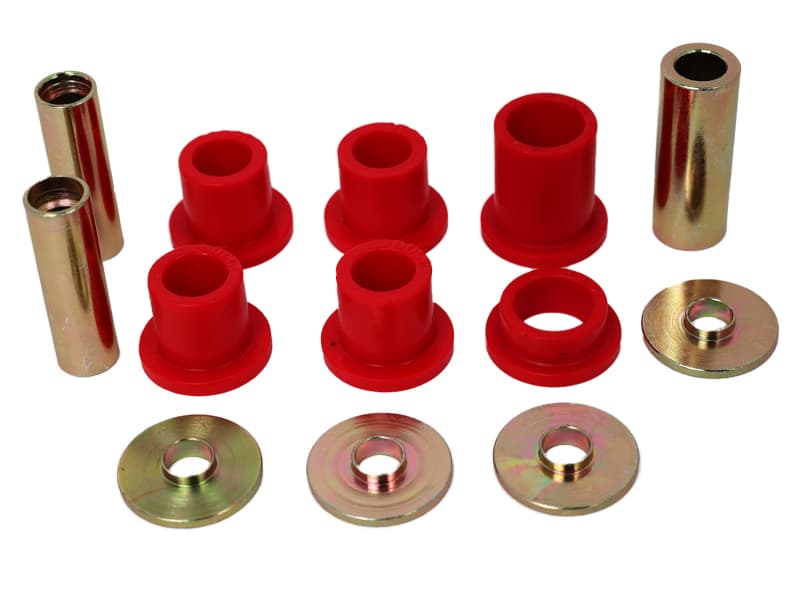 Energy Suspension Steering Rack Bushings Red Polyurethane - Image 5