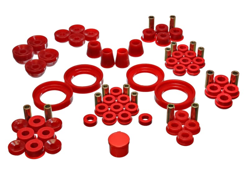Energy Suspension Hyper-Flex Polyurethane Bushing Set Red - Image 3