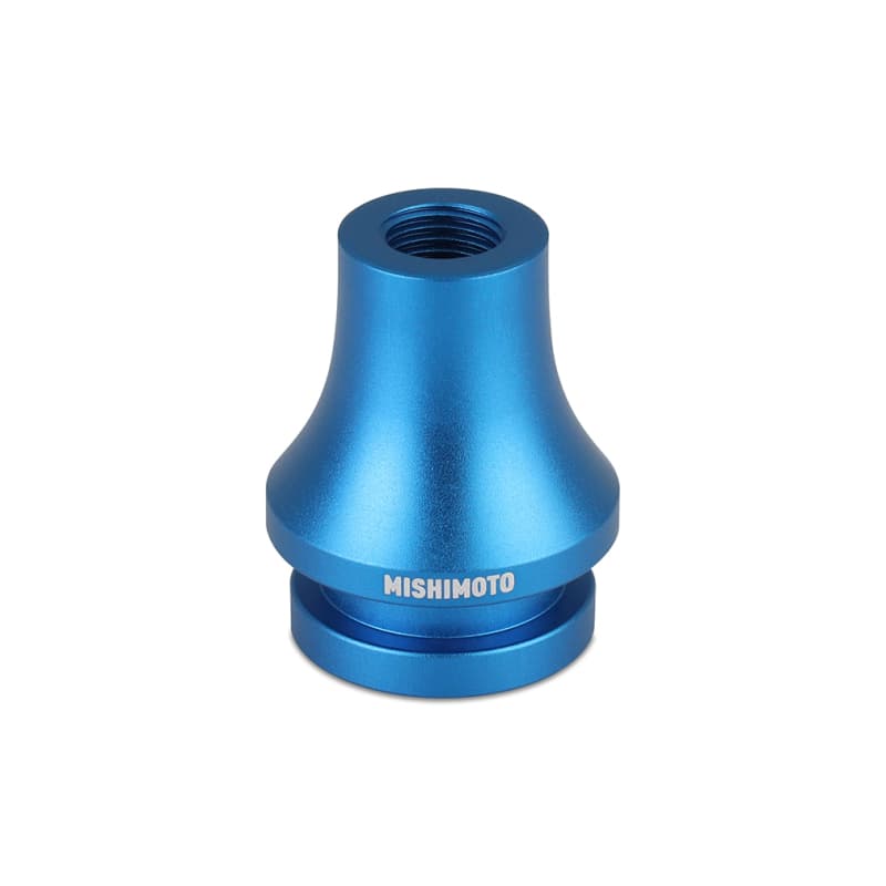 Mishimoto Shift Boot Retainer CNC 6061 Aluminum Anodized Blue - Image 4