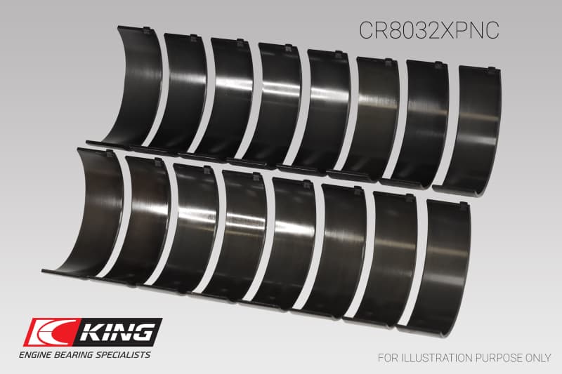 King Engine Bearings Connecting Rod Bearings for Chrysler 345/370 16V - Image 3