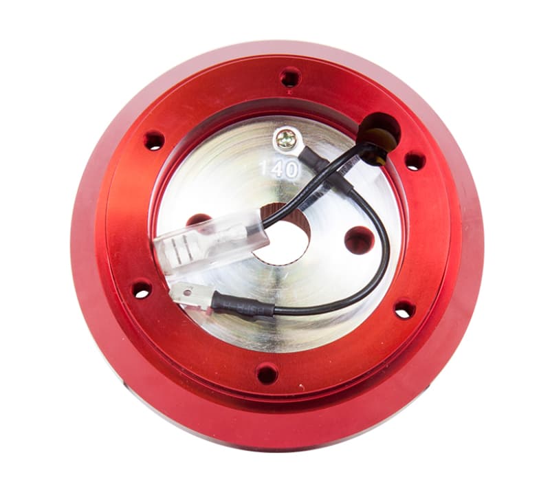 NRG Short Hub Adapter for Nissan S13 240SX Red SRK-140H - Image 2