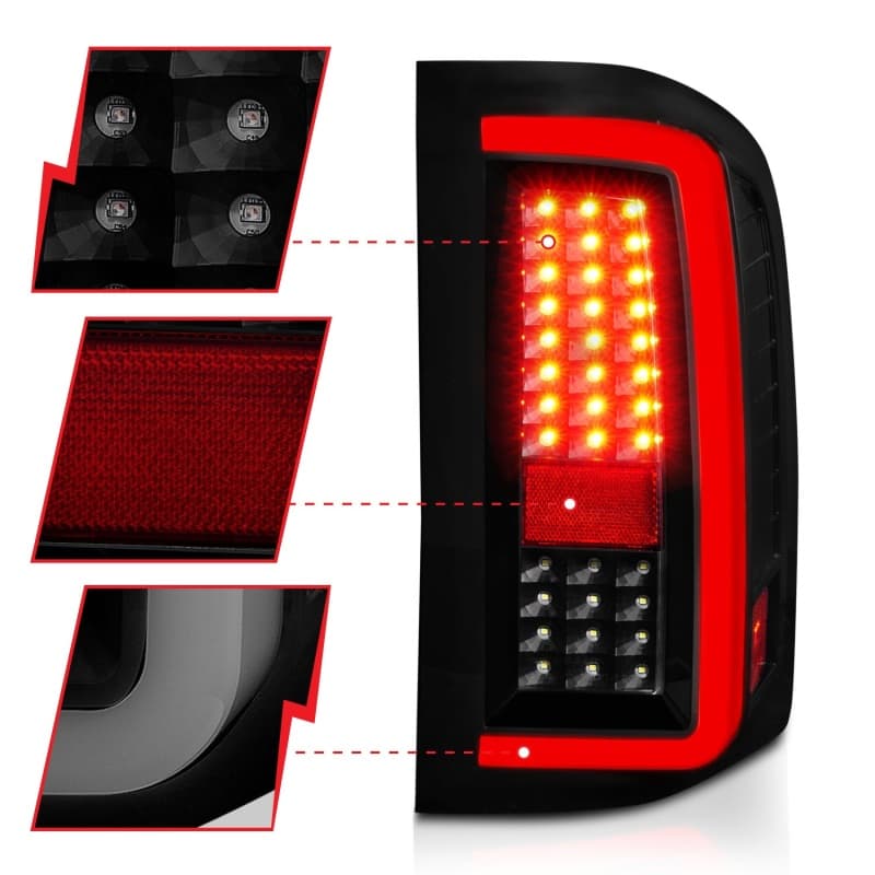 ANZO LED Taillight Assembly for Chevy C6 Plug and Play Pair - Image 4