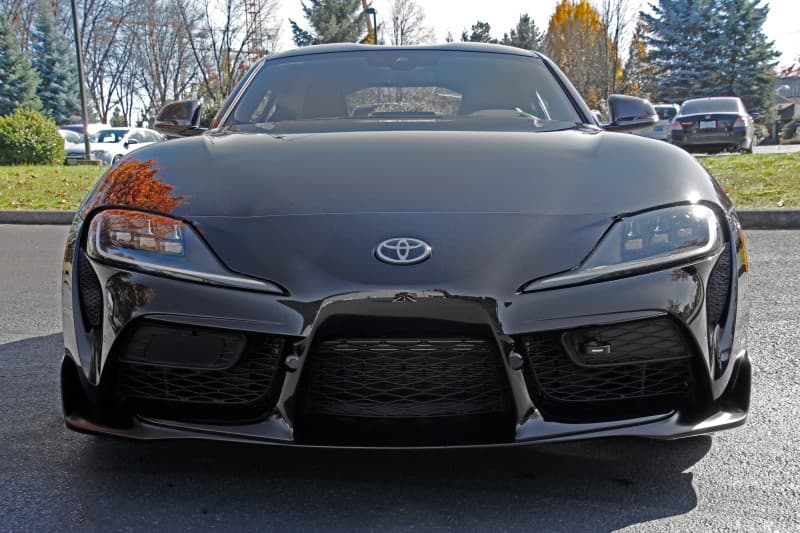 Perrin Performance Tow Hook Kit for 20-25 Toyota Supra Front Black