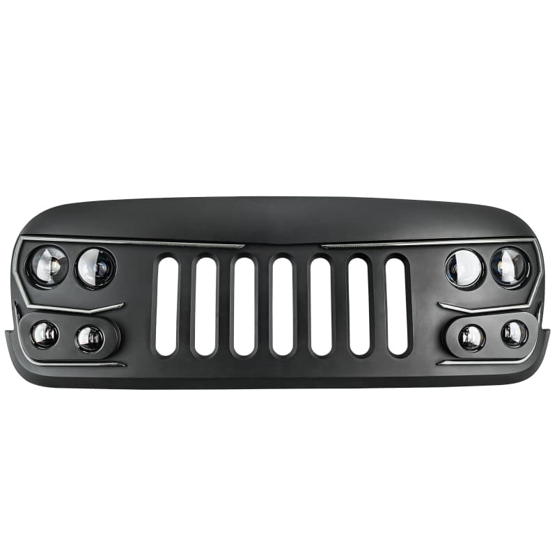 ORACLE Lighting Vector Series Grill for Jeep Wrangler JK with Integrated LED ... - Image 3