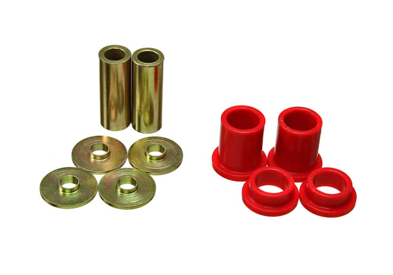 Energy Suspension Steering Rack Bushings Red Polyurethane - Image 2