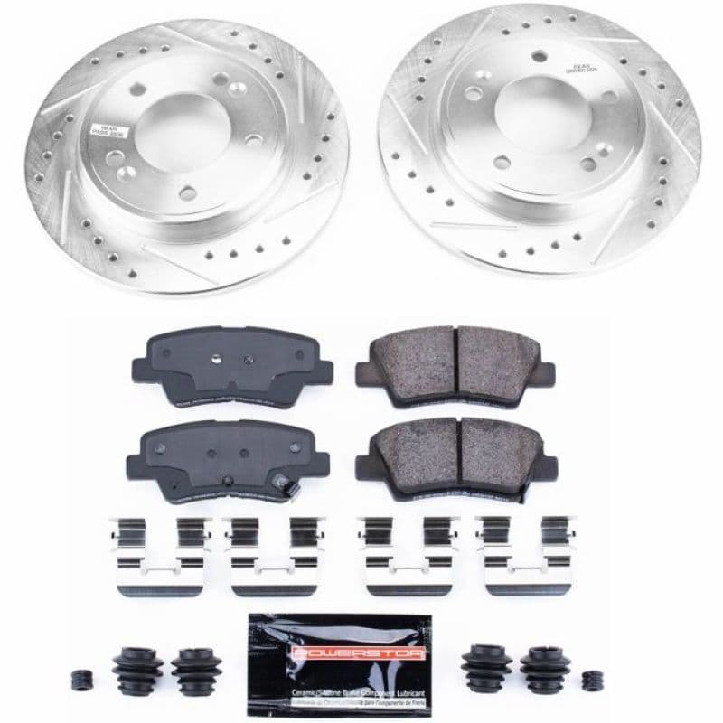 PowerStop Z23 Evolution Sport Brake Kit for Daily Driver Carbon-Fiber Ceramic...